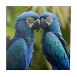 Blue Macaw Fliese
