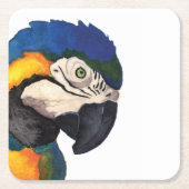 Blue Macaw Untersetzer (Vorderseite)