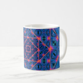 Blue Machine Eyes Kaffeetasse