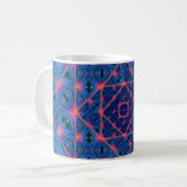 Blue Machine Eyes Kaffeetasse (Vorderseite Links)