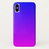 Blue Magenta Gradient Case-Mate iPhone Hülle (Rückseite)