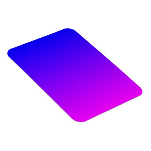Blue Magenta Gradient Magnet (Rechte Seite)