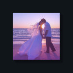 Blue Magenta Gradient Overlay Wedding Foto Leinwanddruck<br><div class="desc">Hochzeit in Urlaubsort oder Inselflitterwochen Foto. Fügen Sie Ihren eigenen personalisierten Text hinzu,  um eine persönliche Touch zu erstellen. Sie können die Deckkraft über dem Blau in das magentafarbene Ober-Overlay ändern.</div>