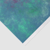 Blue Magenta Green Violet Orange Abstraction Seidenpapier (Ausschnitt)