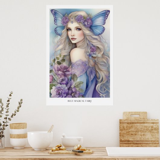 Blue Magic Fairy Poster (Küche)