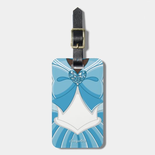 Blue Magical Girl III Gepäckanhänger (Vorderseite vertikal)