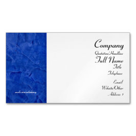 Blue Magnetic Business Cards für die Toskana Magnetische Visitenkarte