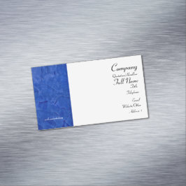 Blue Magnetic Business Cards für die Toskana Magnetische Visitenkarte