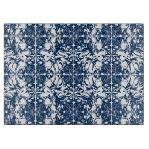 Blue Magnolia Cutting Board Schneidebrett