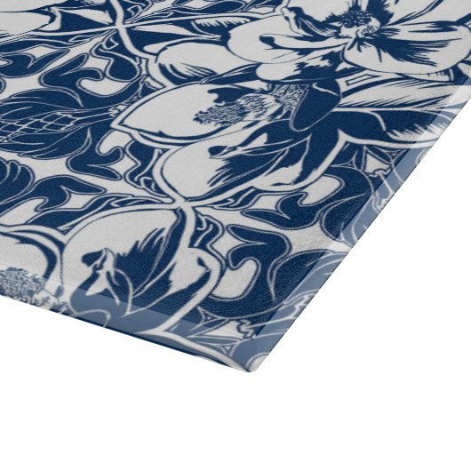 Blue Magnolia Cutting Board Schneidebrett (Ecke)