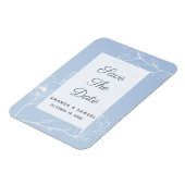 Blue Magnolia Magnet (Linke Seite)
