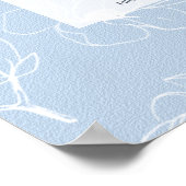 Blue Magnolia Poster (Ecke)