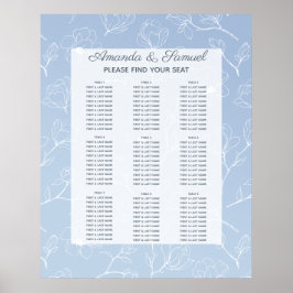 Blue Magnolia Poster