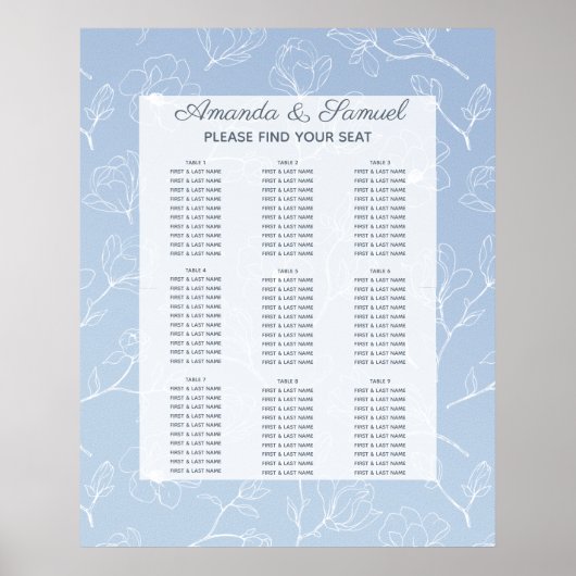 Blue Magnolia Poster (Vorne)