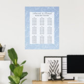 Blue Magnolia Poster (Heimbüro)