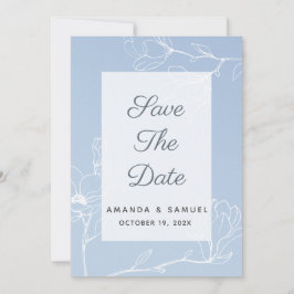 Blue Magnolia Save The Date
