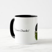 Blue Magpie Ducklings Tasse (Vorderseite Links)