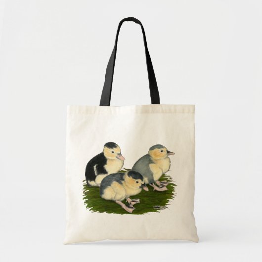 Blue Magpie Ducklings Tragetasche (Vorne)