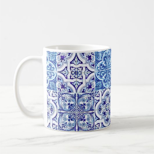 Blue Maiolica Tile Tasse | Italienische Keramik In (Links)