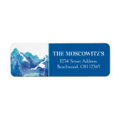 Blue Majestic Mountain Bar Mitzvah Adresse (Vorne)