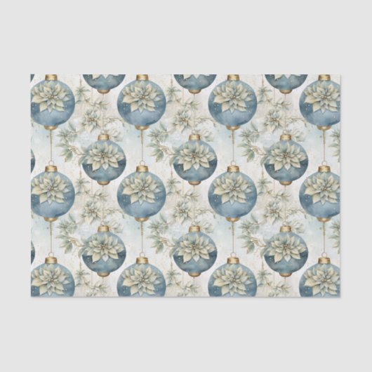 Blue Majesty Elegante Seidenpapier (Vorderseite)