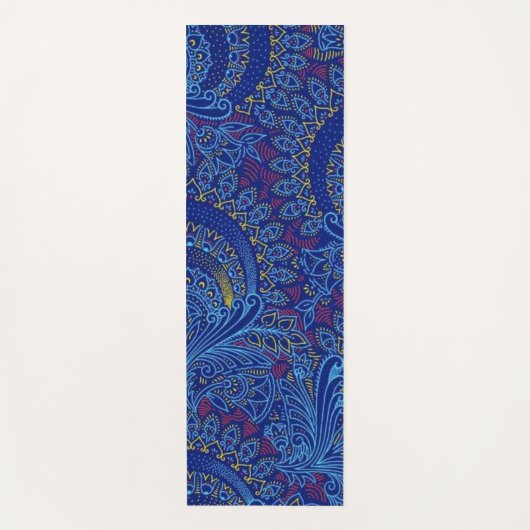 Blue Majesty Yogamatte (Vorderseite)