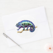 Blue Male Panther Chameleon Stickers (Umschlag)