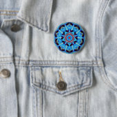 Blue Man Mandala Button (Beispiel)
