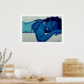 Blue Man Poster (Küche)