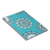 Blue Mandala 2 Spiral Notebook Notizblock (Rechte Seite)