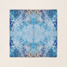 Blue Mandala Abstrakt Art