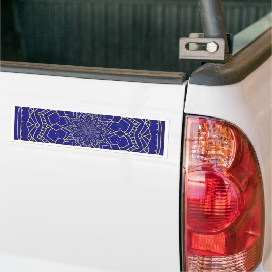 Blue Mandala Autoaufkleber (Auf Lkw)