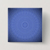 Blue Mandala Button (Vorderseite)
