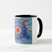 Blue Mandala Combo Tasse (VorderseiteRechts)