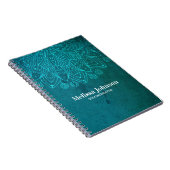 Blue Mandala Custom Notizblock (Rechte Seite)