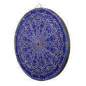 Blue Mandala Dartscheibe (Vorderseite rechts)