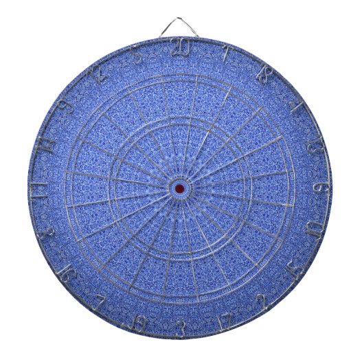 Blue Mandala Dartscheibe (vorne)