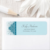 Blue Mandala Design | Benutzerdefinierte Rücksende (Insitu)