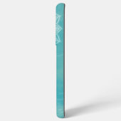 Blue Mandala Design Samsung Galaxy Gehäuse Hülle (Rückseite (Horizontal))