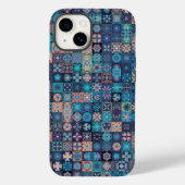 Blue Mandala Ethnic | iPhone 14 Case-Mate Hülle (Rückseite)