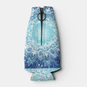 Blue Mandala Flaschenkühler (Rückseite)