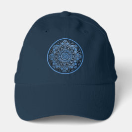 Blue Mandala Flow Performance Cap Truckerkappe