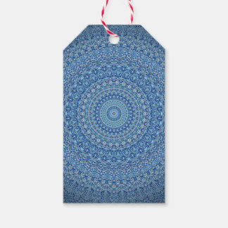 Blue Mandala Geschenkanhänger