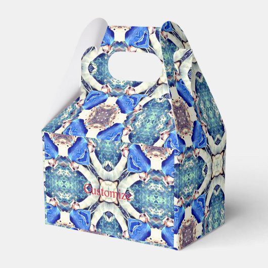 Blue Mandala Herz Thunder_Cove Geschenkschachtel (Vorderseite)