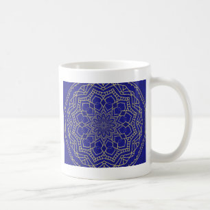 Blue Mandala Kaffeetasse