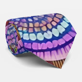 Blue Mandala Krawatte (Gerollt)