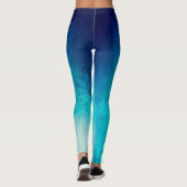 Blue Mandala Leggings (Rückseite)
