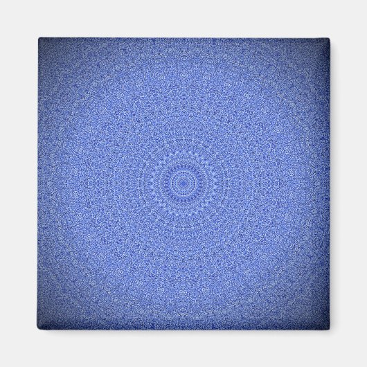 Blue Mandala Magnet (Vorne)