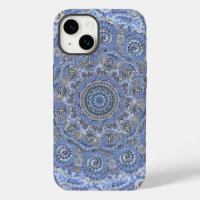 Blue Mandala mit Strandleben