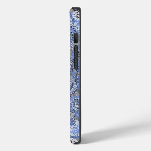 Blue Mandala mit Strandleben Case-Mate iPhone Hülle (Rückseite / Links)